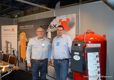 Voor Sotex gingen Henk Mooij en Marcko Verbeek op de foto.